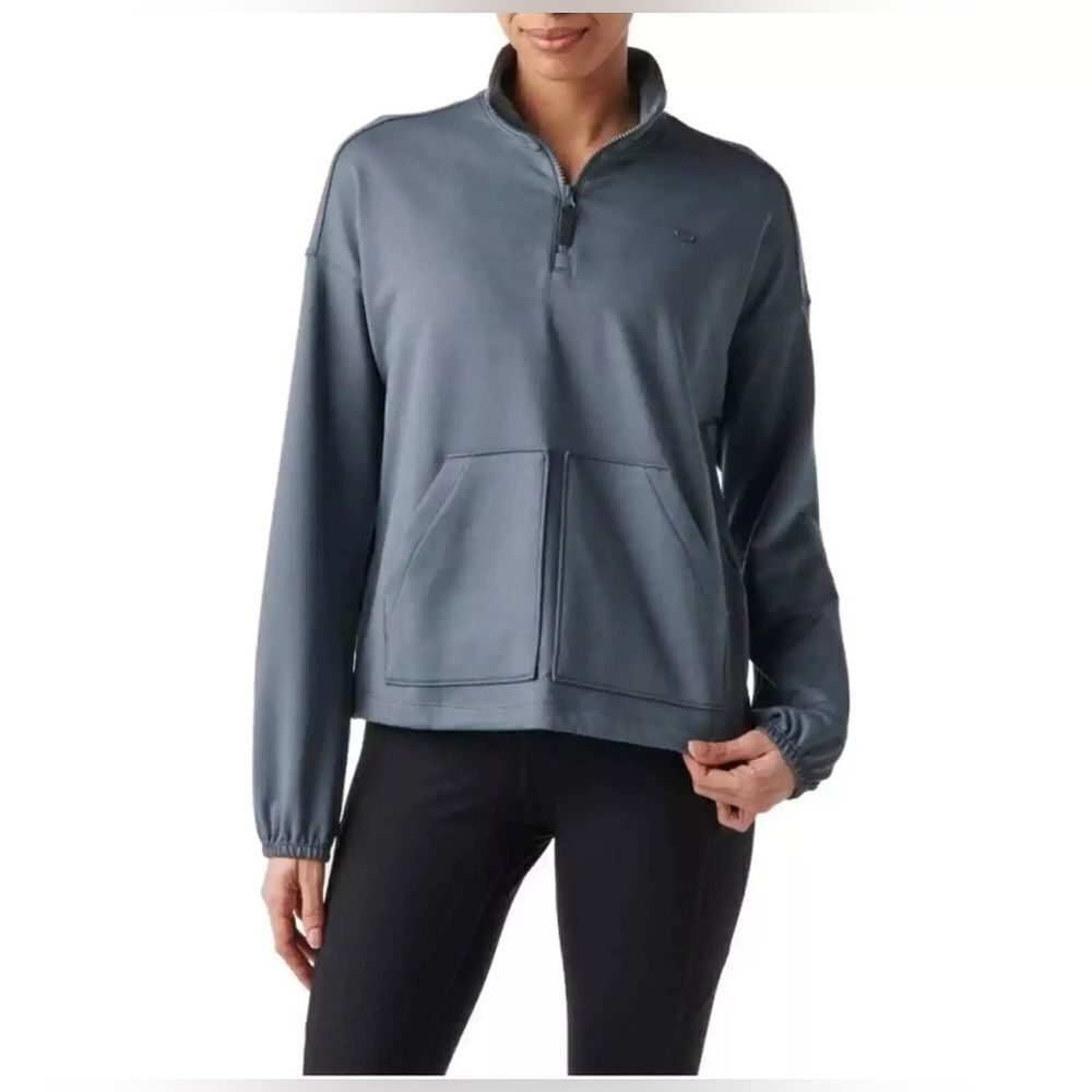 5.11 Tactical Reese gray 1/4 Zip Pullover Size Medium